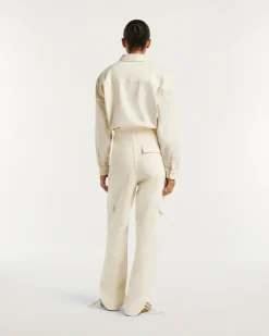 Denham botan cargo pant ct ecru 02-25-02-10-001