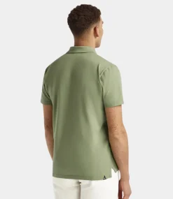 Denham lupo polo sips oil green 01-25-04-52-202