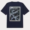 Denham Wave tee hcj medieval blue 01-25-01-52-190