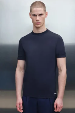 Drykorn Anton tee blue