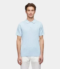 Drykorn Triton polo s/s blue 420197-3900