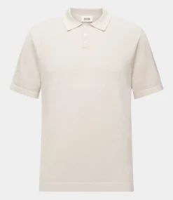 Drykorn Triton polo s/s brown beige 420187-1821