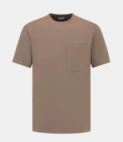 Dstrezzed ebbe boxy tee timber wolf 202908-SS25-213