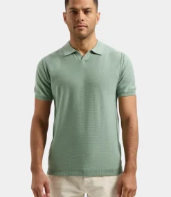 Dstrezzed Mercury short sleeve polo lily pad 420026-SS25-561