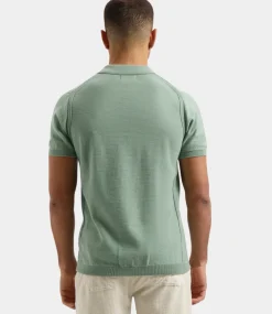 Dstrezzed Mercury short sleeve polo lily pad 420026-SS25-561