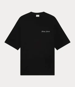 Filling Pieces Chrome flower tee black 7449982-1861
