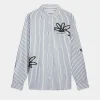 Filling Pieces Dress shirt flowers antique white 9689977-9936