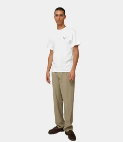 Foret Element t-shirt white flower F4833-WHITE FLOWER