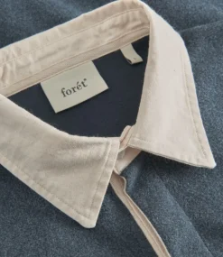 Foret herb brushed sweatshirt navy F4410-NAVY