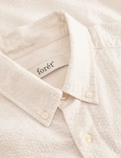 Foret Hornet seersucker shirt cloud F4818-CLOUD