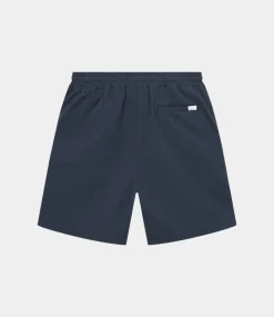 Foret Hush seersucker shorts navy F4114-NAVY