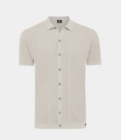 Genti shirt s/s mid brown K2051-1260-044