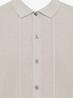 Genti shirt s/s mid brown K2051-1260-044