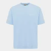 Genti Crewneck tee light blue J2019-1224-018