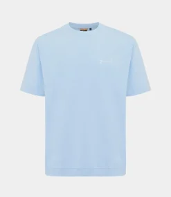 Genti Crewneck tee light blue J2019-1224-018