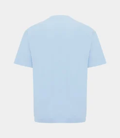 Genti Crewneck tee light blue J2019-1224-018