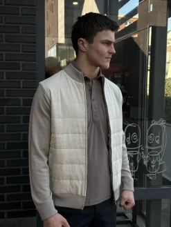 Genti Polo button s/s mid brown K2046-1260-044