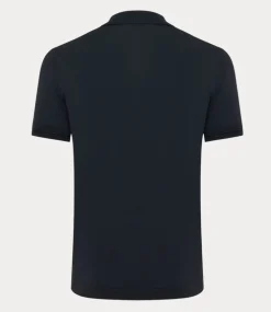 Genti Polo zip s/s navy K2053-1260-010