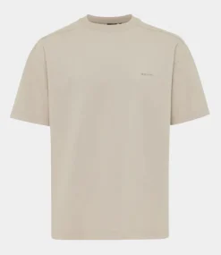 Genti Tee s/s brown beige J2025-1227-042