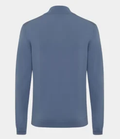 Genti Turtle zip l/s blue K2048-1260-014