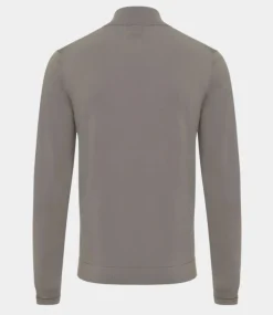 Genti Turtle zip l/s light brown beige K2048-1260-046