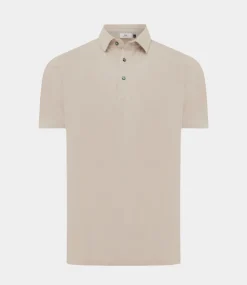 Gentiluomo Polo 3 button brown J2017-202-042