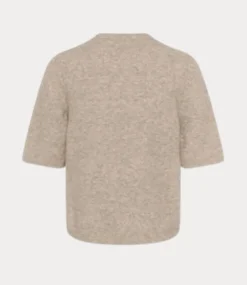 Gestuz AlphaGZ ss tee Warm Sand Melange 10909815-1512141