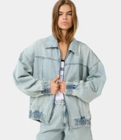 Gestuz GZasher LS OZ bomber MID ACID WASH 10910193-107575