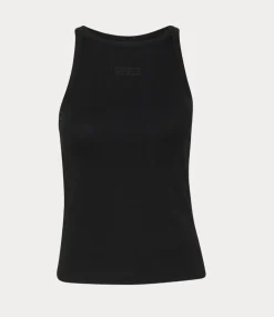 Gestuz GZdrew rhinestone logo tank Black 10910297-100017