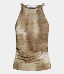 Gestuz GZgala P top Silver sage denim 10910123-107547