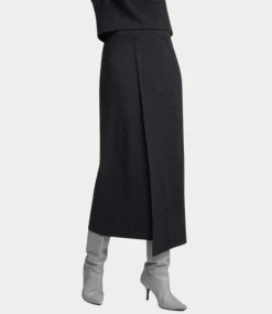 Gestuz ManziGZ skirt deep graphite melange 10909423-106530