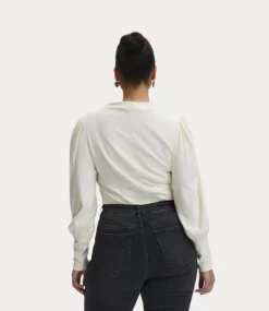 Gestuz RifaGZ puff blouse Egret 10904986-110103