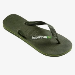 Havaianas Brasil logo green olive green olive 4110850-5983