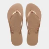 Havaianas Slim crystal ll rose gold 4145651-3581