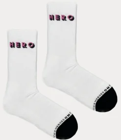 Heroes on Socks Tokyo hero sock pink TOKYO-PINK