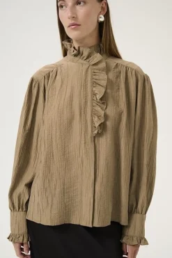 Karen By Simonsen kbtrace blouse toasted coconut 10105327-181029