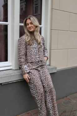 Karen By Simonsen kbulrike shirt ulrike print - simply taupe 10105353-107325