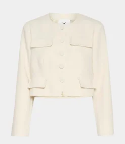 Karen By Simonsen Kbultima short blazer egret 10105384-110103