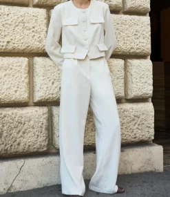 Karen By Simonsen Kbultima pants egret 10105385-110103