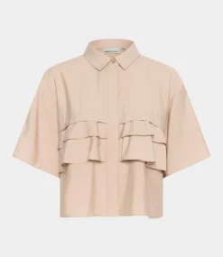 Karen By Simonsen Kbute blouse simply taupe 10105433-160906