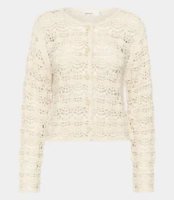 Karen By Simonsen Kbvegalisa cardigan egret 10105510-110103