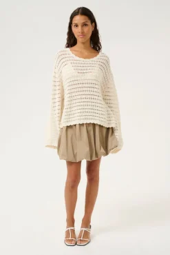 Karen By Simonsen kbvenus pullover egret 10105498-110103