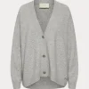 Karen By Simonsen Nora knit cardigan frost gray melange 10103292-1700001