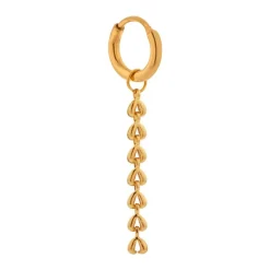 Label Kiki Baby shell hoop gold KSH1761-GOLD