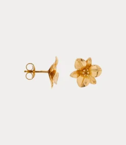 Label Kiki Big flower gold KZ1081-GOLD