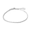 Label Kiki Brickwork Bracelet Silver - KSA582-Silver