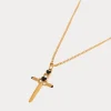 Label Kiki Cupid's dagger necklace gold KSK1351-GOLD
