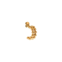 Label Kiki Double dots hoop gold