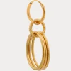Label Kiki Elegant rounds hoop gold KEX0371-GOLD