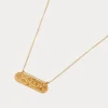 Label Kiki Flower market necklace gold KSK1851-GOLD